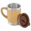 VASO BAMBU/ACERO INOXIDABLE "BRUNEI"