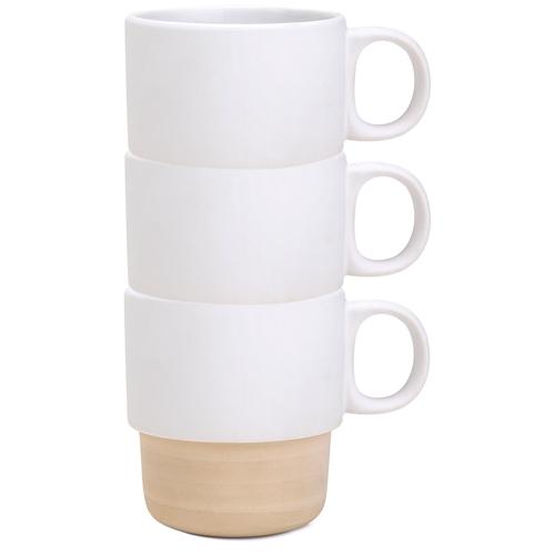 MUG SUBLIMACION APILABLE CON BASE DE BAMBU