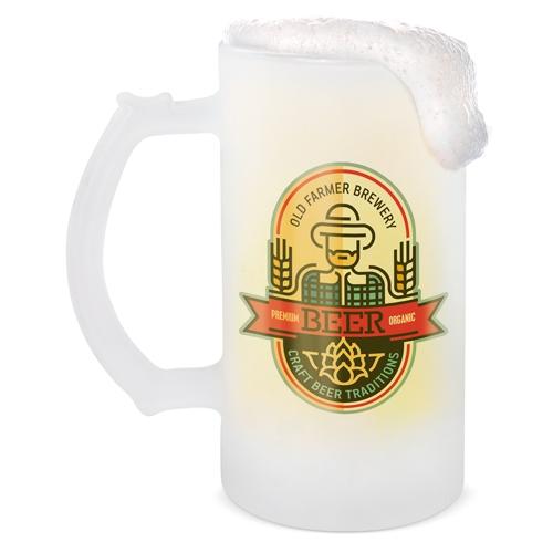 JARRA DE CRISTAL "BIRRA"