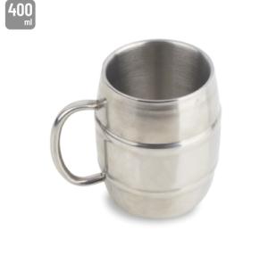 JARRA ACERO INOXIDABLE DOBLE CAPA 400ML "OLOF"