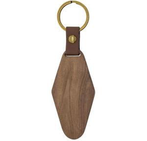 LLAVERO DE MADERA ROMBO"SAMOA"