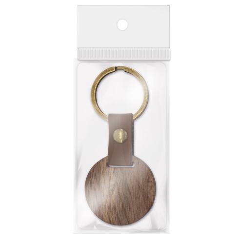 LLAVERO DE MADERA REDONDO"SAMOA"