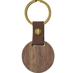 LLAVERO DE MADERA REDONDO"SAMOA"