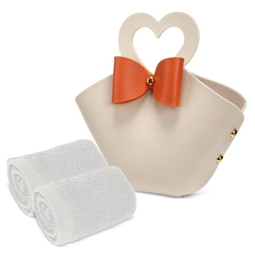 SET 5 BOLSITOS CON TOALLA "COQUETTE"