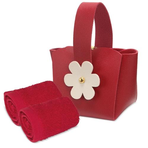 SET 5 BOLSITOS CON TOALLA "JULIETTE"