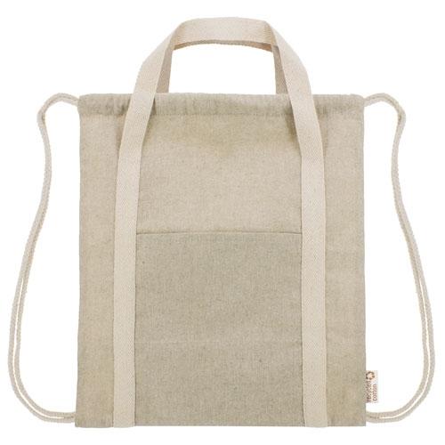 BOLSA MOCHILA DE ALGODON RECICLADO "YALA"