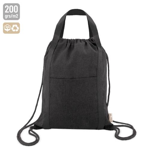BOLSA MOCHILA DE ALGODON RECICLADO "YALA"