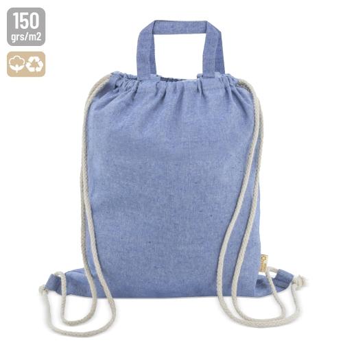 BOLSA MOCHILA DE ALGODON RECICLADO "AGRA"