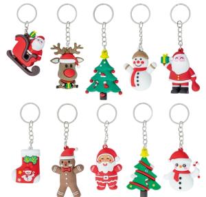 <p>SET 10 LLAVEROS NAVIDENOS "LUBEC"</p>