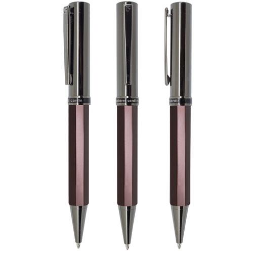 ESTUCHE BOLIGRAFO+ROLLER DOBLE RECAMBIO GENOVA PIERRE CARDIN