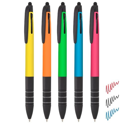 SET BOLIGRAFOS 3 TINTAS "IMPACT" (PACK 5 UD)