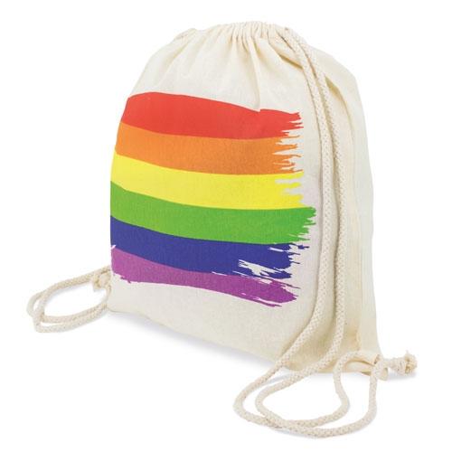 MOCHILA DE ALGODON "RAINBOW"