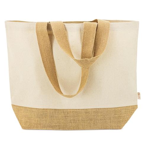 BOLSA DE ALGODON Y YUTE "MISHA"