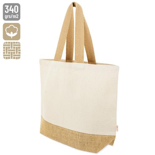 BOLSA DE ALGODON Y YUTE "MISHA"