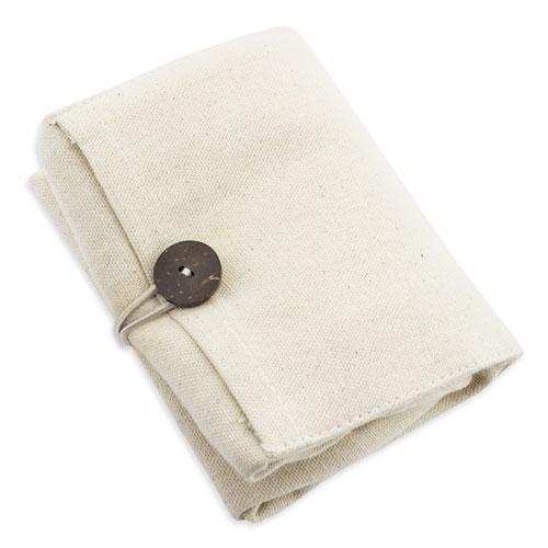 BOLSA DE ALGODON PLEGABLE CON BOLSILLO "NADIA"