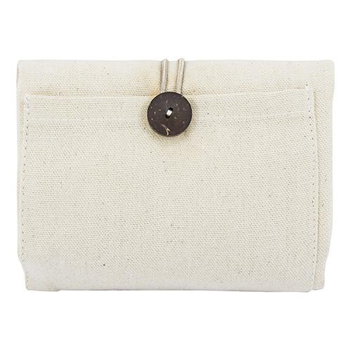 BOLSA DE ALGODON PLEGABLE CON BOLSILLO "NADIA"