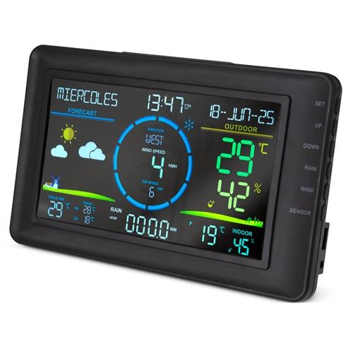 ESTACION METEOROLOGICA INALAMBRICA WIFI CON VELOCIDAD DEL VIENTO Y PLUVIOMETRO "EOLO"