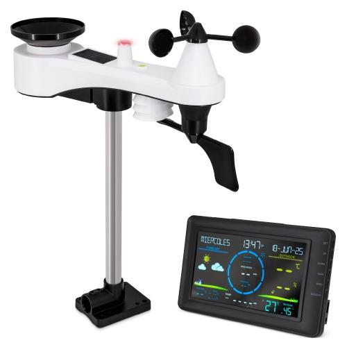 ESTACION METEOROLOGICA INALAMBRICA WIFI CON VELOCIDAD DEL VIENTO Y PLUVIOMETRO "EOLO"