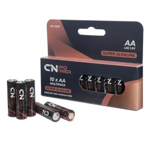 PACK DE PILAS ALCALINAS R6-AA "CN POWER" (10 UD.)